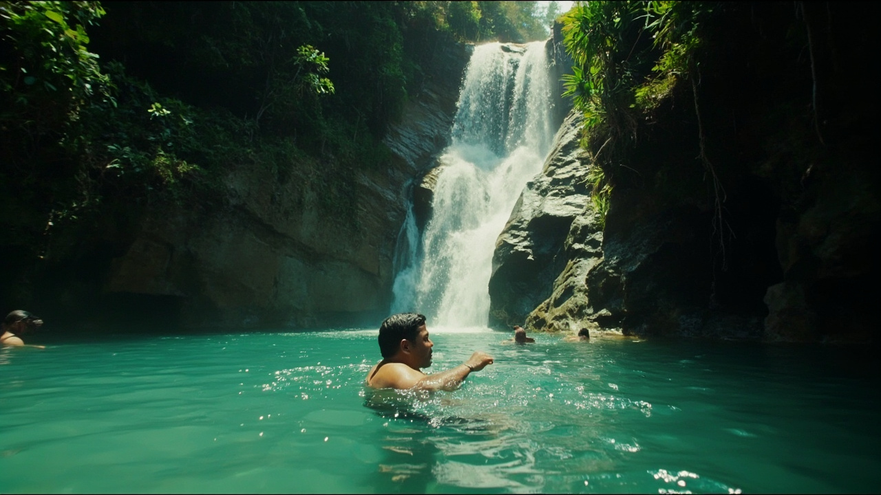 Cascadas naturales en Barbosa Antioquia, experiencia de naturaleza